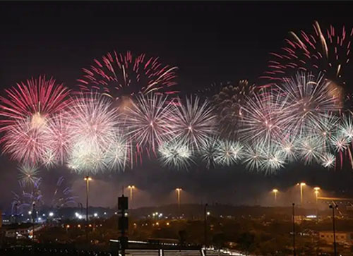 锡林浩特市焰火晚会